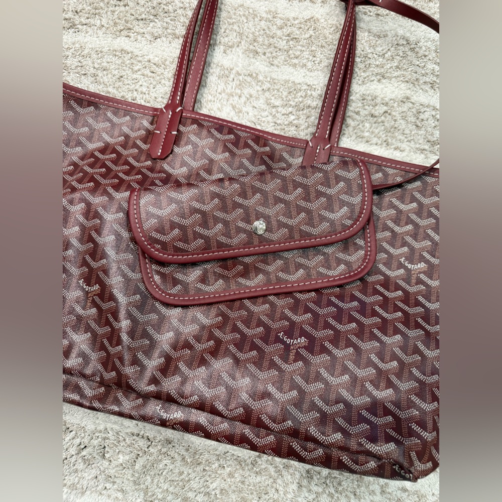 Goyard PM Tote in Burgundy